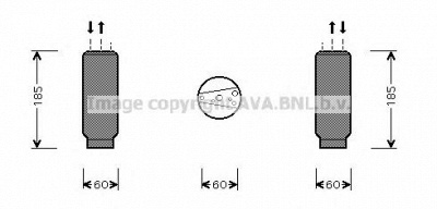 AVA QUALITY COOLING tod005 -  Осушитель, кондиционер